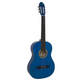 De Salvo CG34BL 3/4 Classical Guitar - Blue Finish